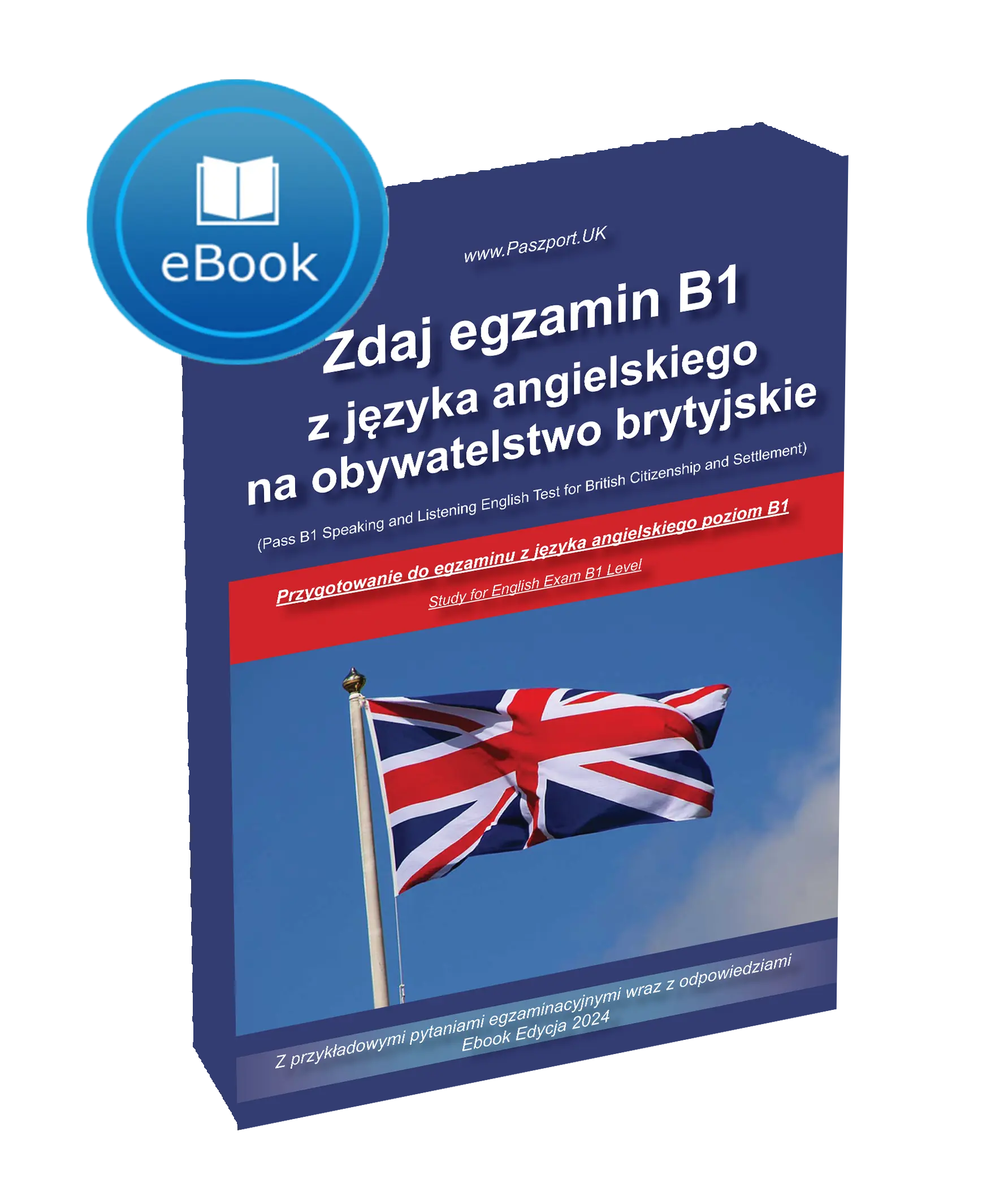 Książka do egzaminu z języka angielskiego na obywatelstwo brytyjskie